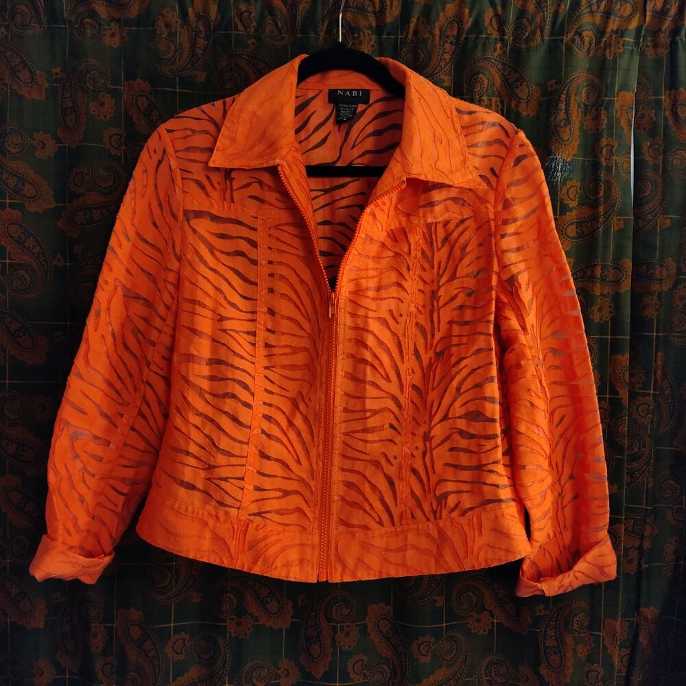 Nabi Jacket Size M Animal Print